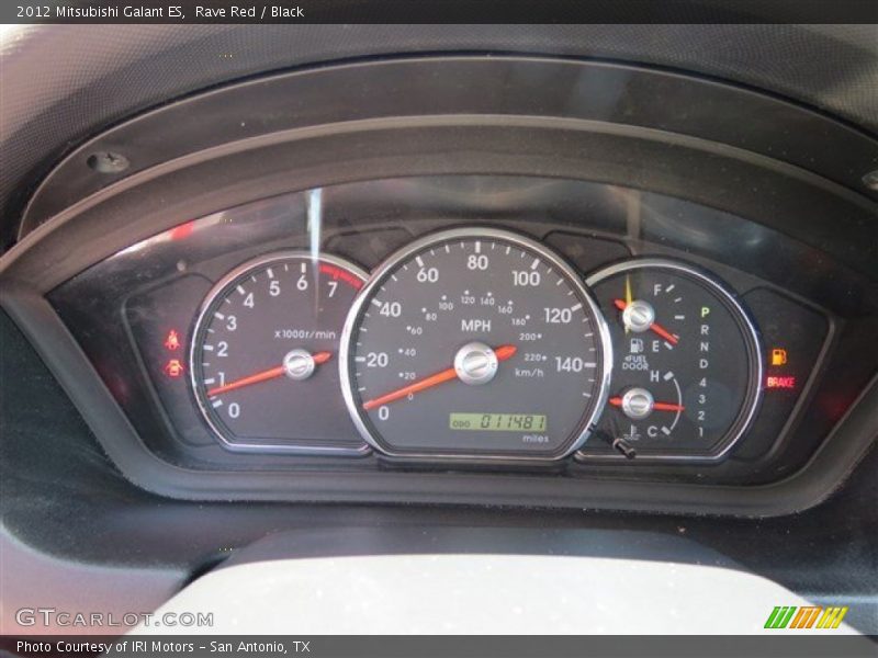 Rave Red / Black 2012 Mitsubishi Galant ES