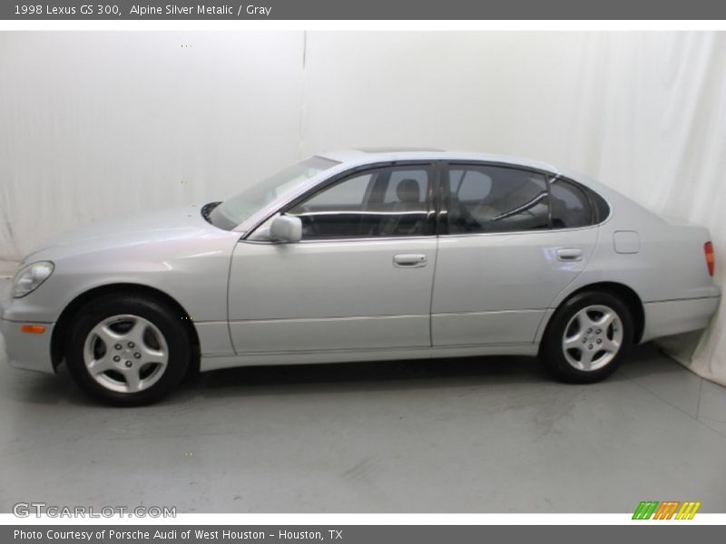 Alpine Silver Metalic / Gray 1998 Lexus GS 300