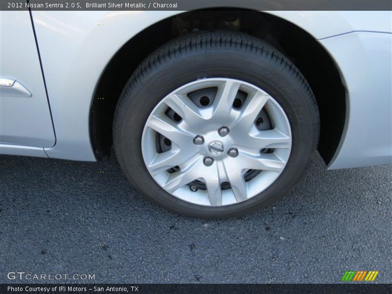 Brilliant Silver Metallic / Charcoal 2012 Nissan Sentra 2.0 S