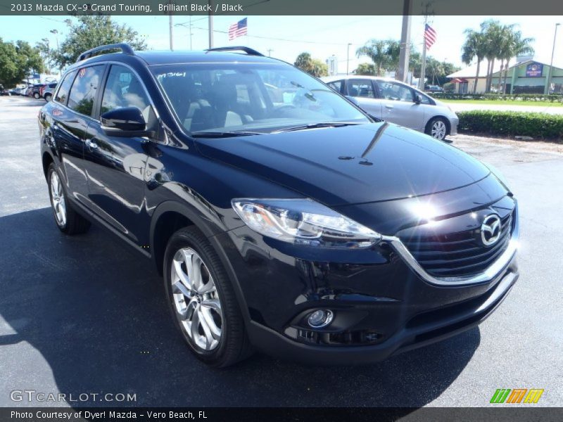 Brilliant Black / Black 2013 Mazda CX-9 Grand Touring