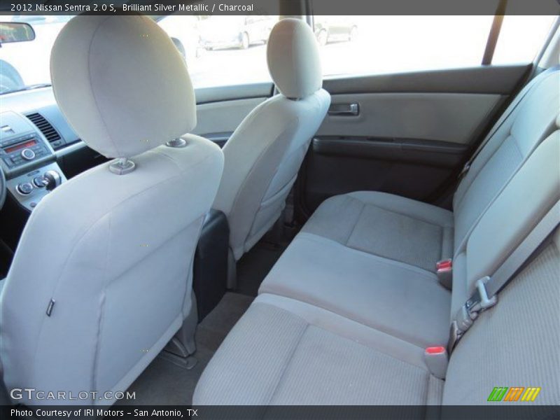 Brilliant Silver Metallic / Charcoal 2012 Nissan Sentra 2.0 S