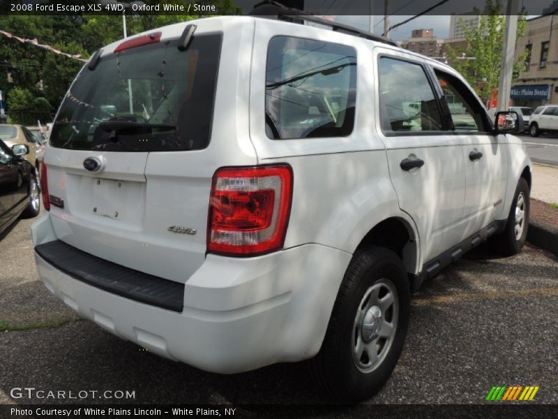 Oxford White / Stone 2008 Ford Escape XLS 4WD