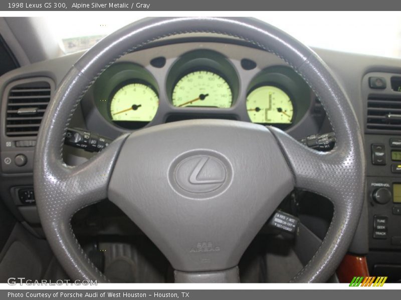Alpine Silver Metalic / Gray 1998 Lexus GS 300