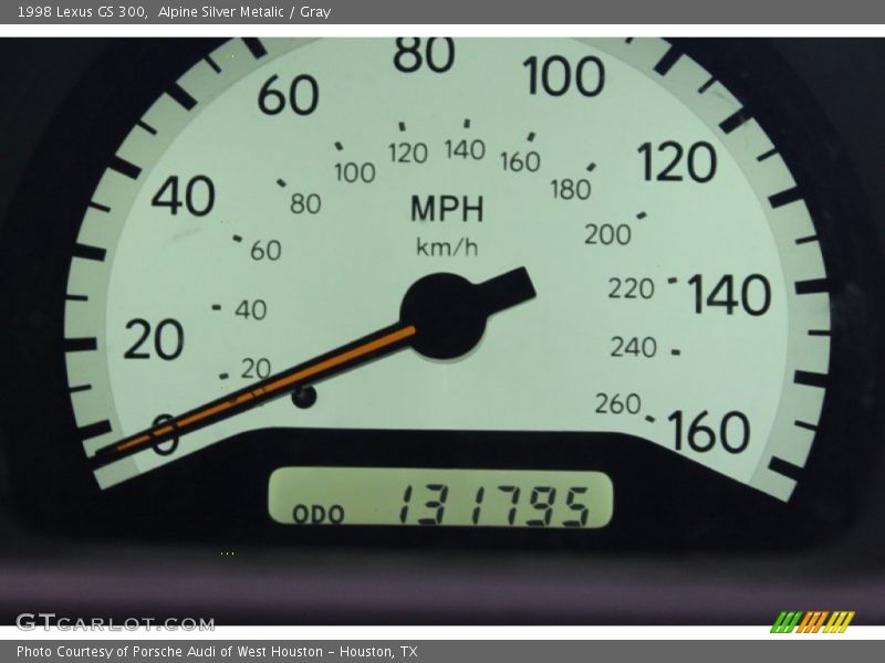 Alpine Silver Metalic / Gray 1998 Lexus GS 300