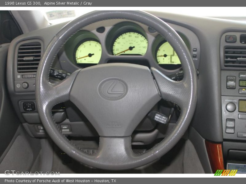 Alpine Silver Metalic / Gray 1998 Lexus GS 300