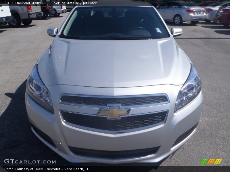 Silver Ice Metallic / Jet Black 2013 Chevrolet Malibu LT
