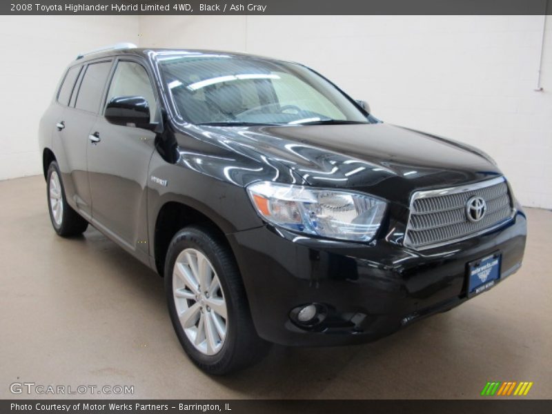 Black / Ash Gray 2008 Toyota Highlander Hybrid Limited 4WD
