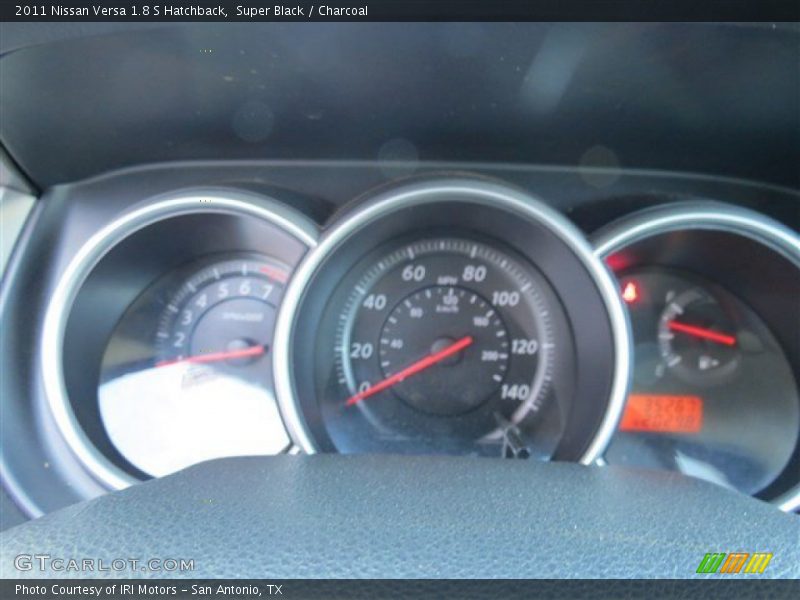 Super Black / Charcoal 2011 Nissan Versa 1.8 S Hatchback