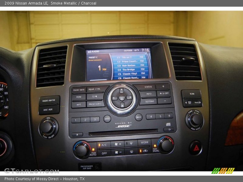 Smoke Metallic / Charcoal 2009 Nissan Armada LE