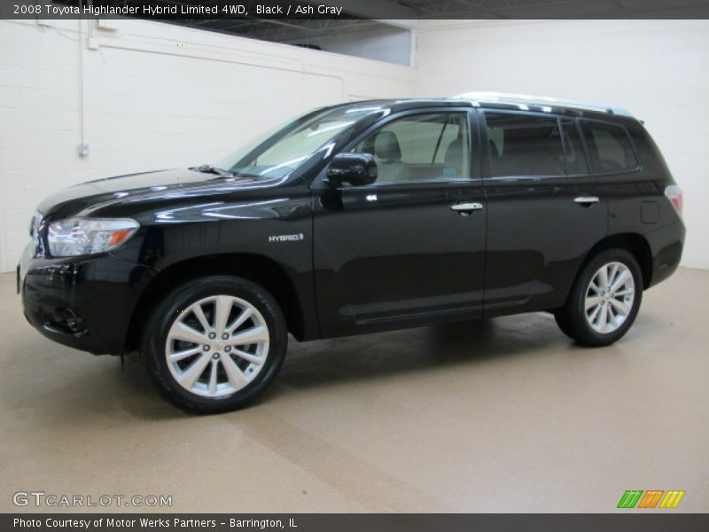 Black / Ash Gray 2008 Toyota Highlander Hybrid Limited 4WD
