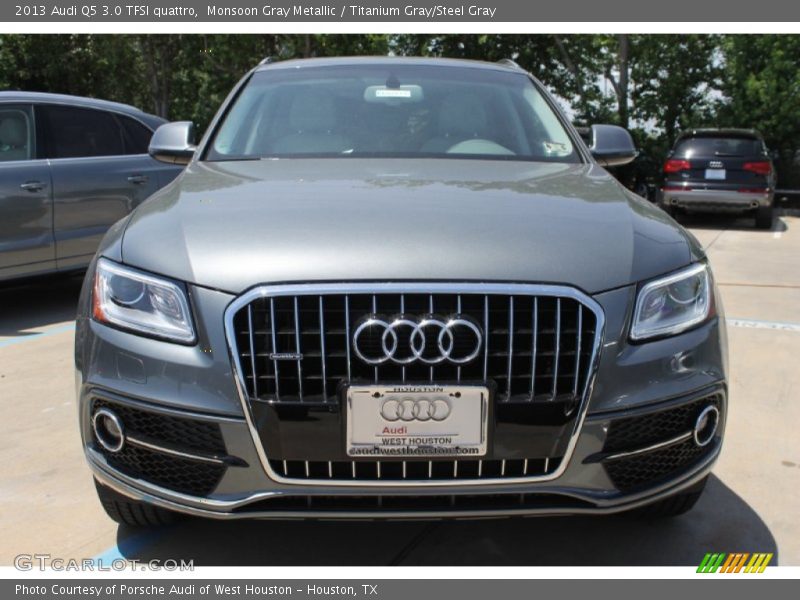 Monsoon Gray Metallic / Titanium Gray/Steel Gray 2013 Audi Q5 3.0 TFSI quattro
