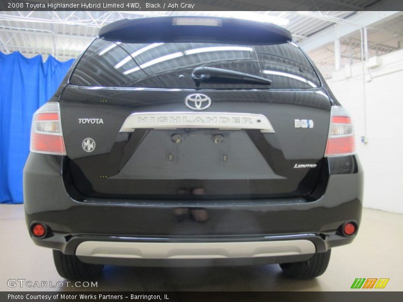 Black / Ash Gray 2008 Toyota Highlander Hybrid Limited 4WD