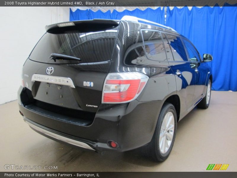 Black / Ash Gray 2008 Toyota Highlander Hybrid Limited 4WD