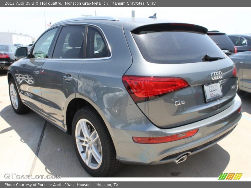 Monsoon Gray Metallic / Titanium Gray/Steel Gray 2013 Audi Q5 3.0 TFSI quattro