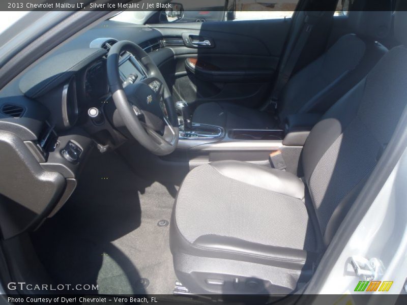 Silver Ice Metallic / Jet Black 2013 Chevrolet Malibu LT