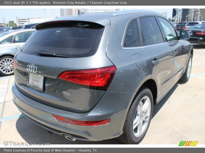 Monsoon Gray Metallic / Titanium Gray/Steel Gray 2013 Audi Q5 3.0 TFSI quattro