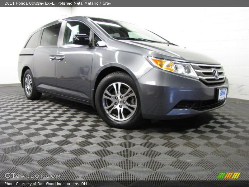 Polished Metal Metallic / Gray 2011 Honda Odyssey EX-L