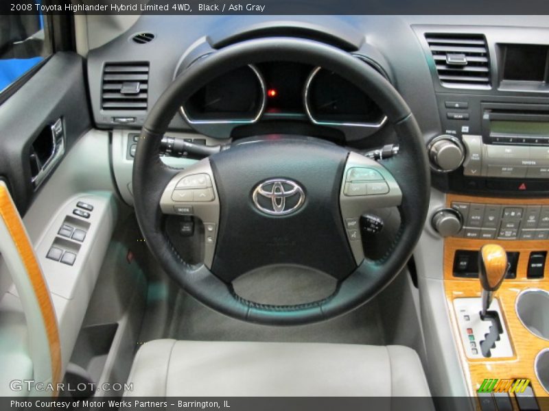 Black / Ash Gray 2008 Toyota Highlander Hybrid Limited 4WD
