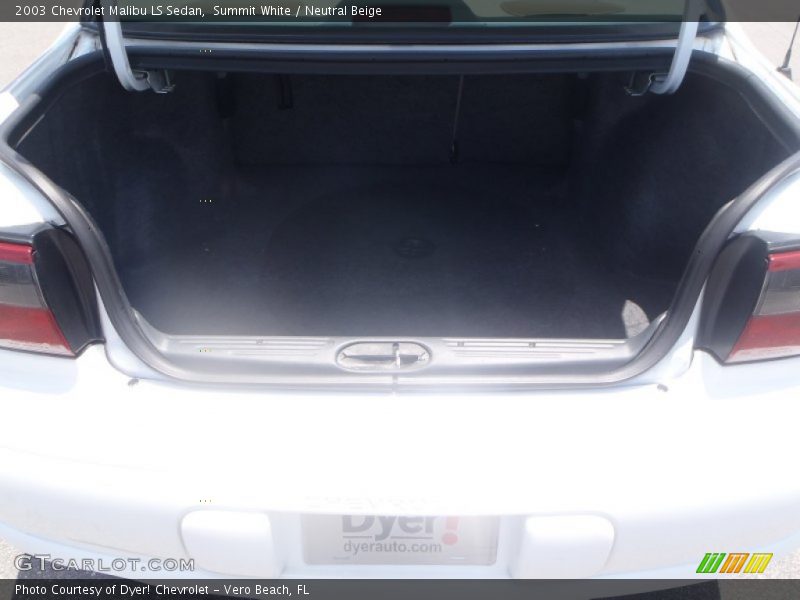 Summit White / Neutral Beige 2003 Chevrolet Malibu LS Sedan