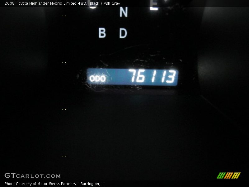 Black / Ash Gray 2008 Toyota Highlander Hybrid Limited 4WD