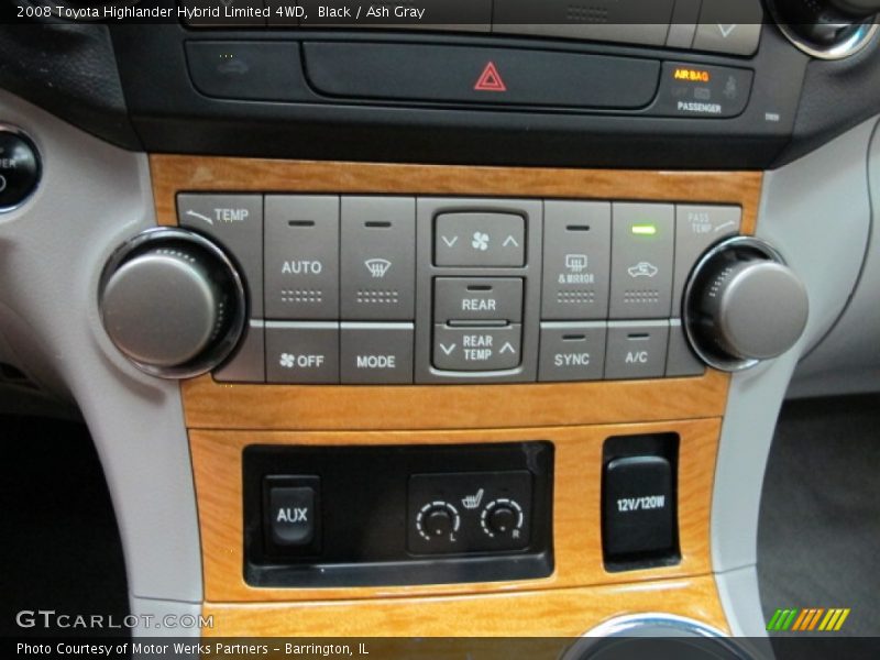 Black / Ash Gray 2008 Toyota Highlander Hybrid Limited 4WD