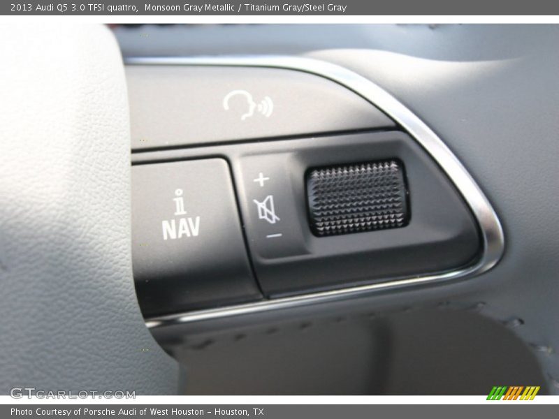 Monsoon Gray Metallic / Titanium Gray/Steel Gray 2013 Audi Q5 3.0 TFSI quattro