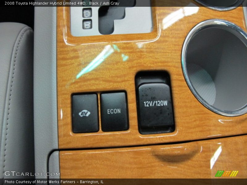 Black / Ash Gray 2008 Toyota Highlander Hybrid Limited 4WD