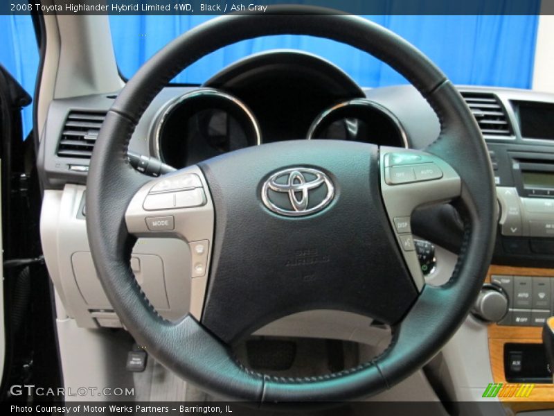 Black / Ash Gray 2008 Toyota Highlander Hybrid Limited 4WD