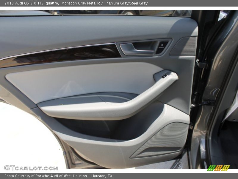 Monsoon Gray Metallic / Titanium Gray/Steel Gray 2013 Audi Q5 3.0 TFSI quattro