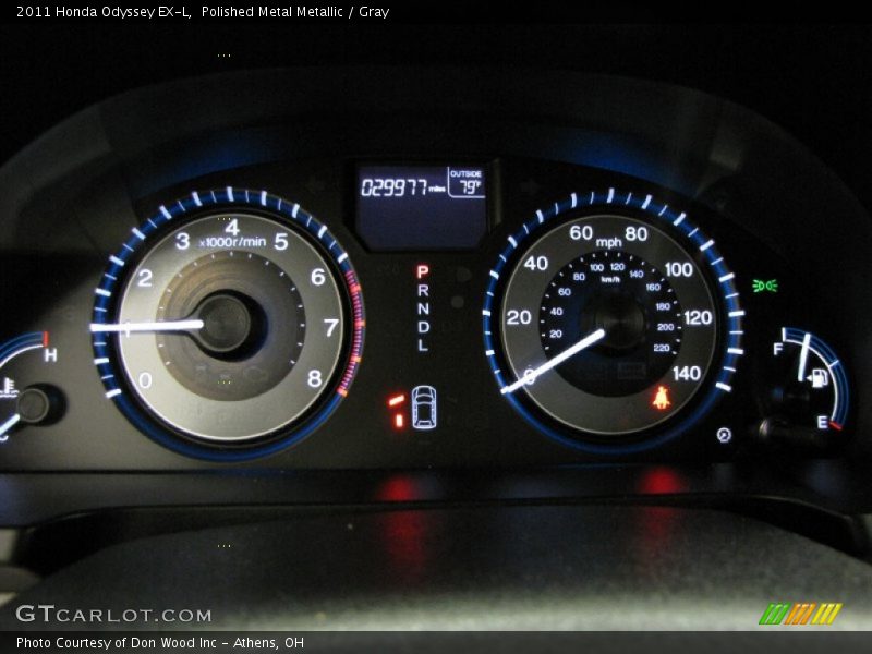 Polished Metal Metallic / Gray 2011 Honda Odyssey EX-L