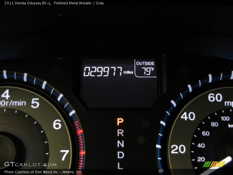 Polished Metal Metallic / Gray 2011 Honda Odyssey EX-L