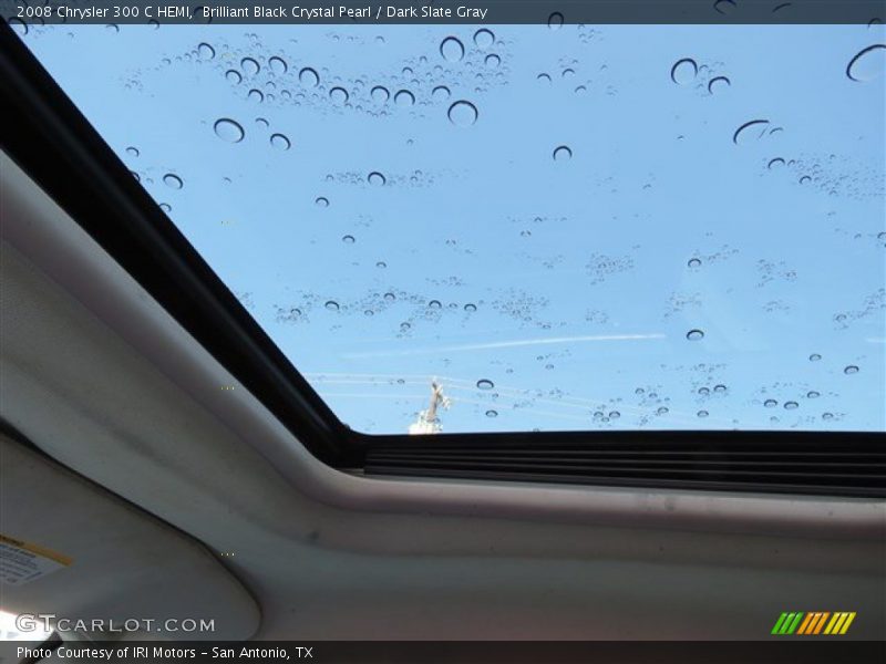 Brilliant Black Crystal Pearl / Dark Slate Gray 2008 Chrysler 300 C HEMI