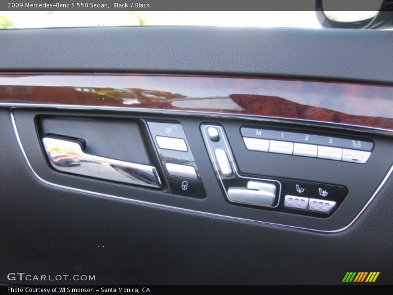 Black / Black 2009 Mercedes-Benz S 550 Sedan