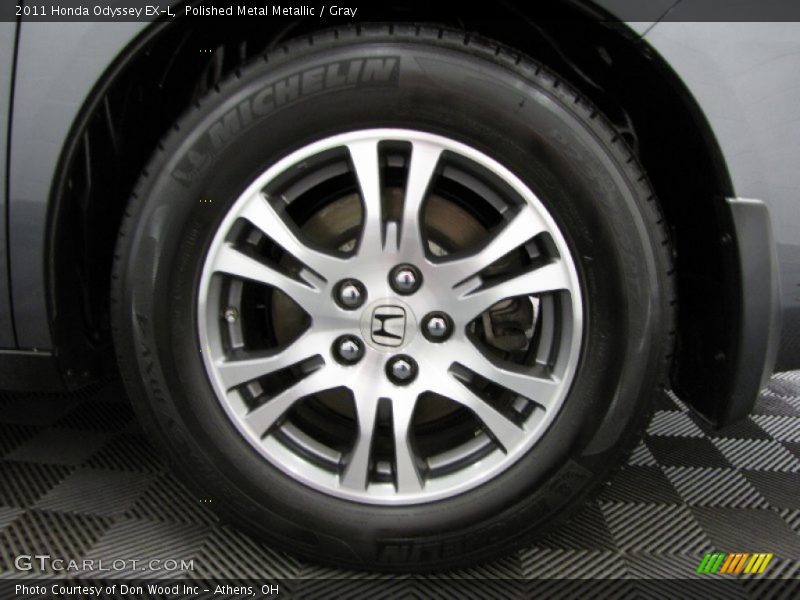 Polished Metal Metallic / Gray 2011 Honda Odyssey EX-L