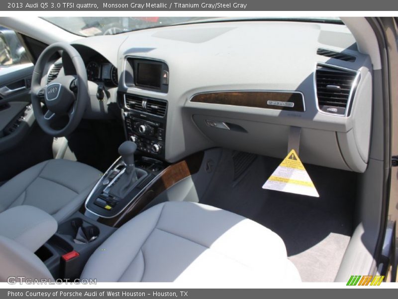 Monsoon Gray Metallic / Titanium Gray/Steel Gray 2013 Audi Q5 3.0 TFSI quattro