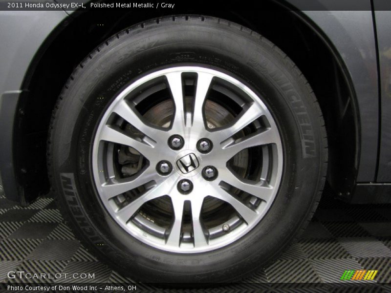 Polished Metal Metallic / Gray 2011 Honda Odyssey EX-L