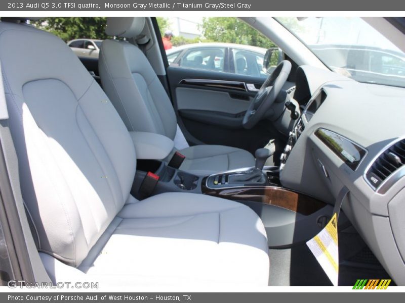 Monsoon Gray Metallic / Titanium Gray/Steel Gray 2013 Audi Q5 3.0 TFSI quattro