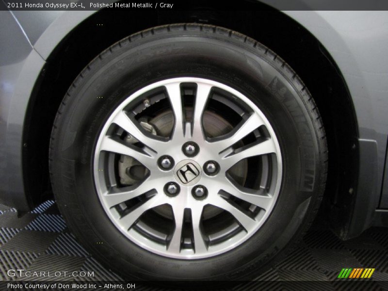 Polished Metal Metallic / Gray 2011 Honda Odyssey EX-L