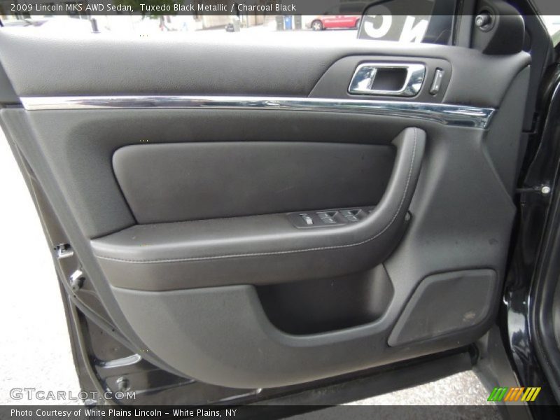 Tuxedo Black Metallic / Charcoal Black 2009 Lincoln MKS AWD Sedan
