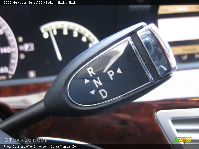 Black / Black 2009 Mercedes-Benz S 550 Sedan