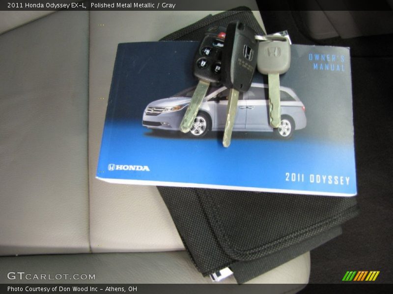 Polished Metal Metallic / Gray 2011 Honda Odyssey EX-L
