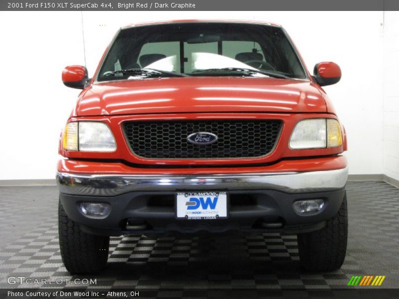 Bright Red / Dark Graphite 2001 Ford F150 XLT SuperCab 4x4