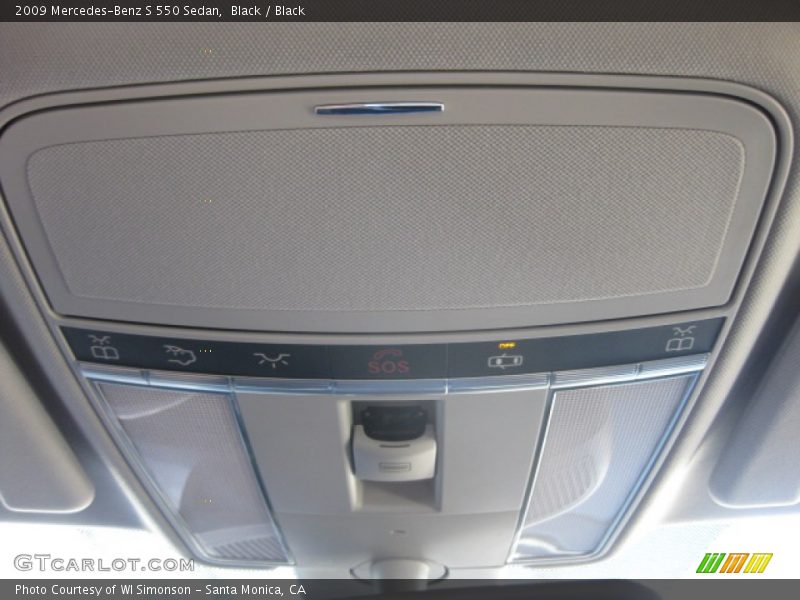 Black / Black 2009 Mercedes-Benz S 550 Sedan