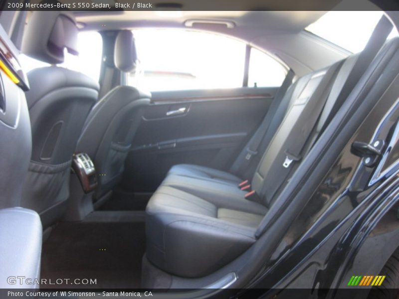 Black / Black 2009 Mercedes-Benz S 550 Sedan