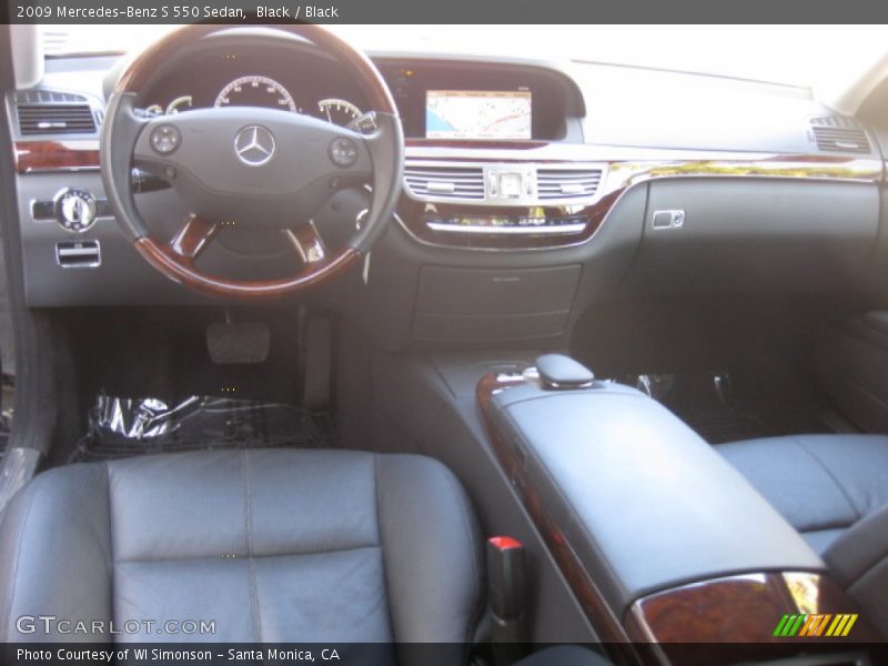 Black / Black 2009 Mercedes-Benz S 550 Sedan