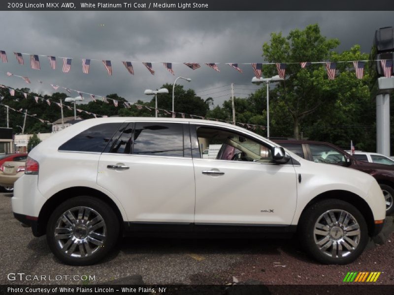 White Platinum Tri Coat / Medium Light Stone 2009 Lincoln MKX AWD