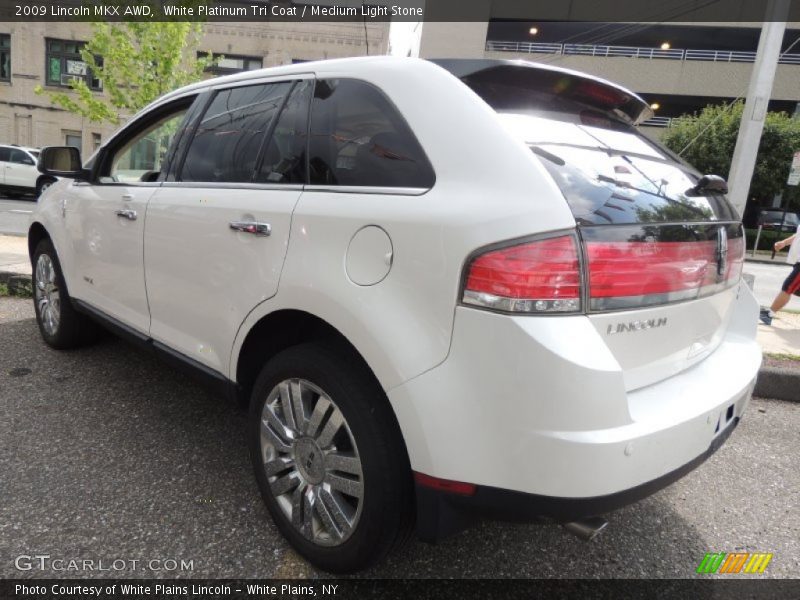 White Platinum Tri Coat / Medium Light Stone 2009 Lincoln MKX AWD