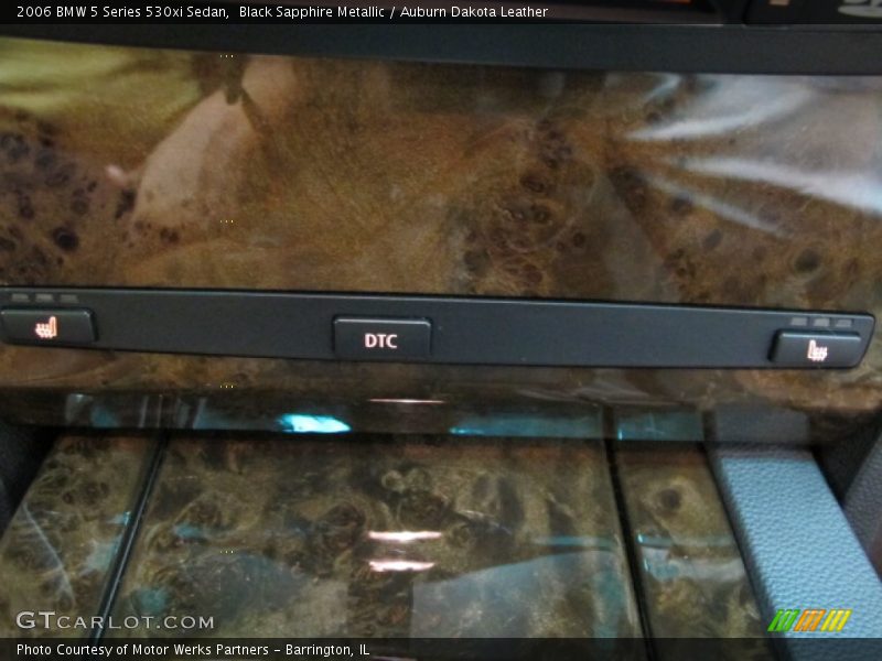 Black Sapphire Metallic / Auburn Dakota Leather 2006 BMW 5 Series 530xi Sedan