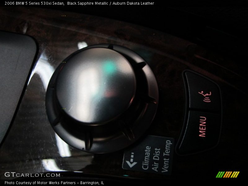 Black Sapphire Metallic / Auburn Dakota Leather 2006 BMW 5 Series 530xi Sedan