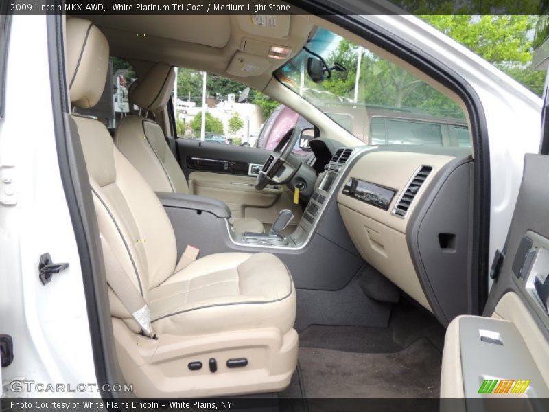 White Platinum Tri Coat / Medium Light Stone 2009 Lincoln MKX AWD